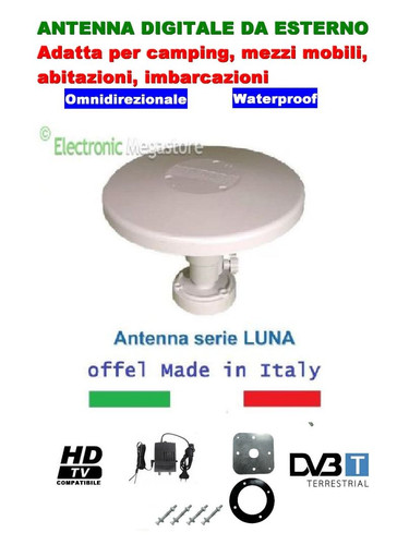 Antenna nautica barca o - antenna, tv