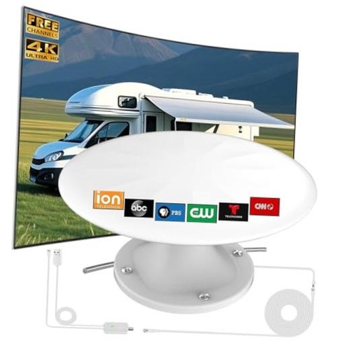 Antenna camper 360 bianca - 360°,